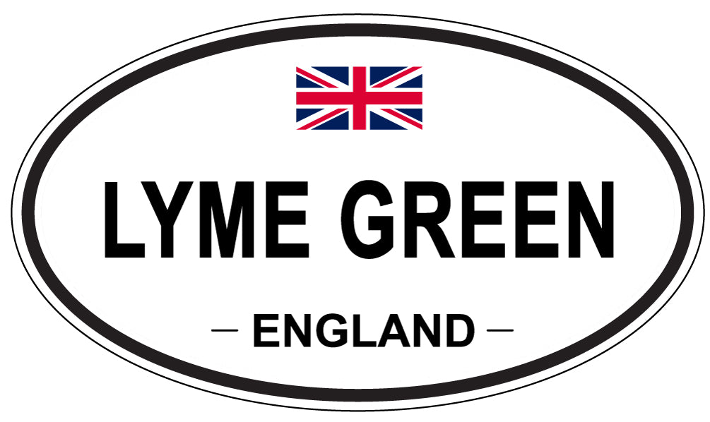 LYME GREEN, England - Oval Magnet