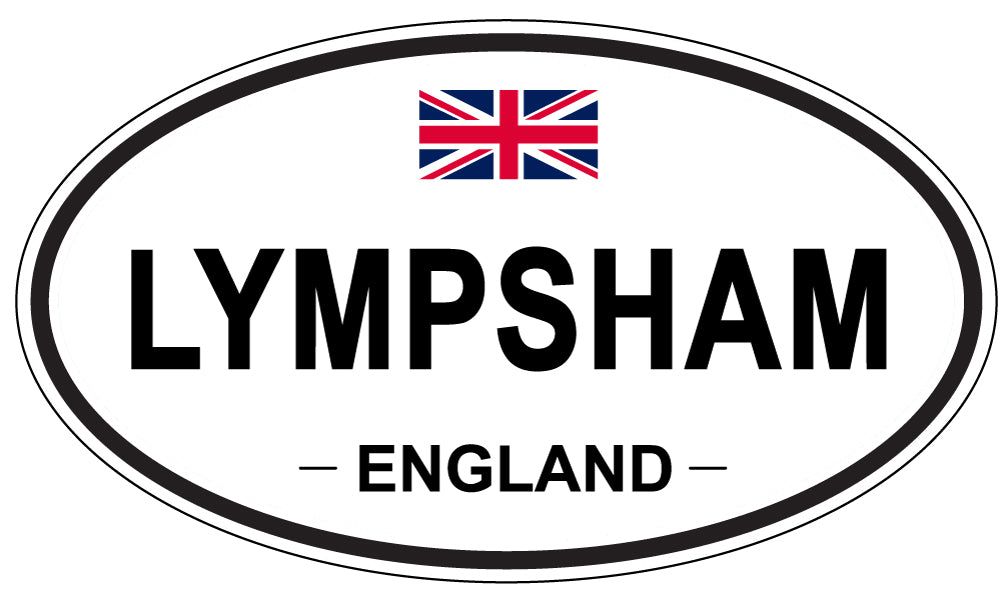 LYMPSHAM, England - Oval Magnet