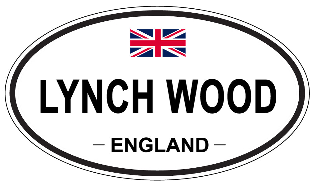LYNCH WOOD, England - Oval Magnet