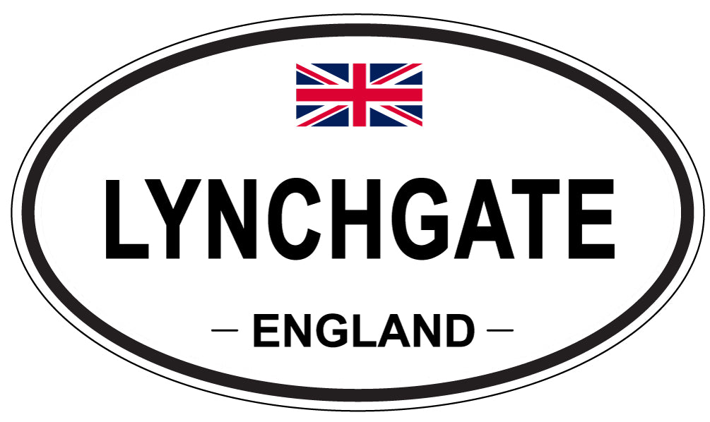 LYNCHGATE, England - Oval Magnet