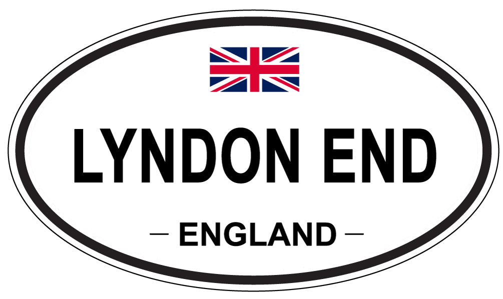 LYNDON END, England - Oval Magnet