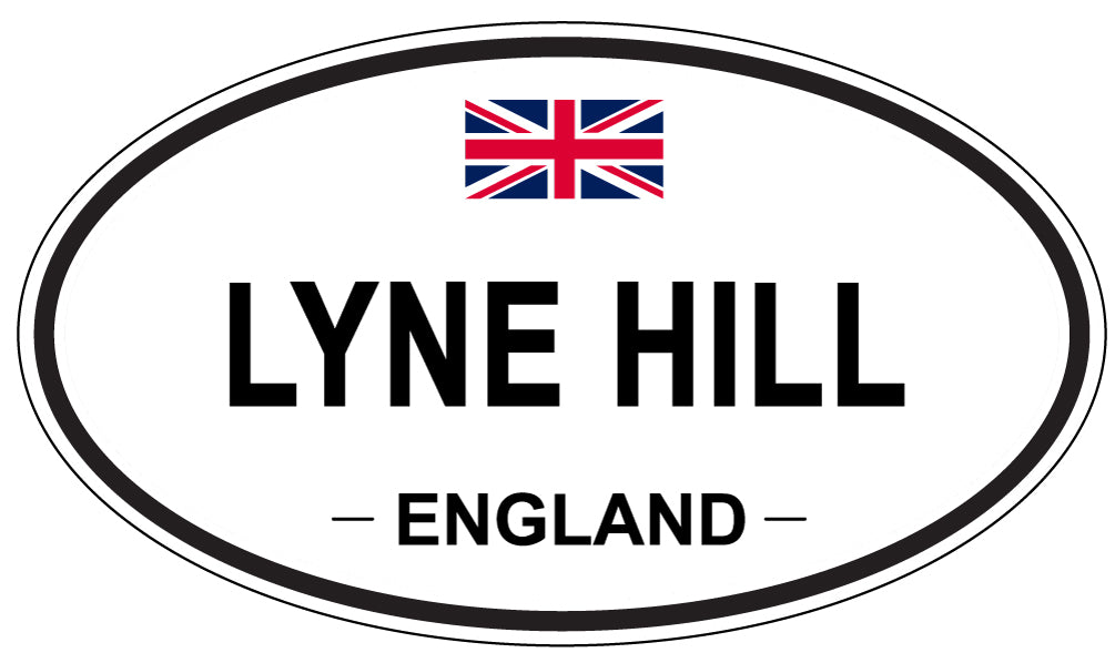 LYNE HILL, England - Oval Magnet