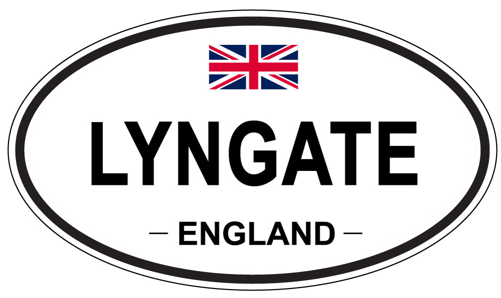 LYNGATE, England - Oval Magnet
