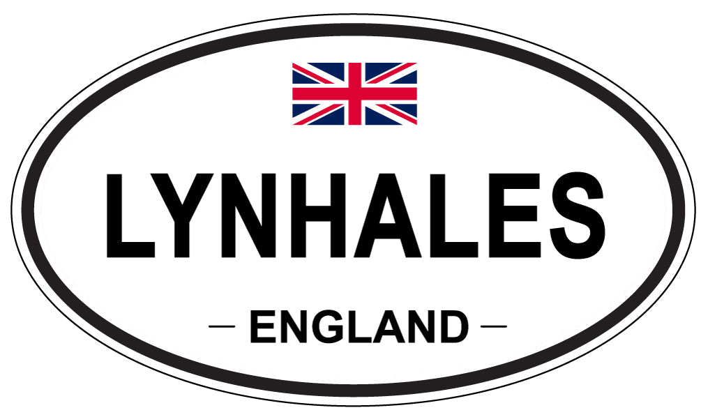 LYNHALES, ENGLAND - Oval Sticker