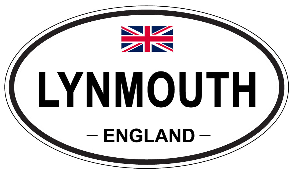 LYNMOUTH, England - Oval Magnet