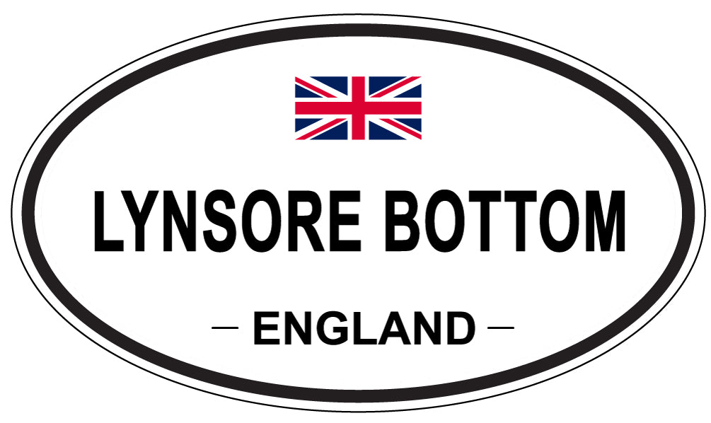 LYNSORE BOTTOM, England - Oval Magnet