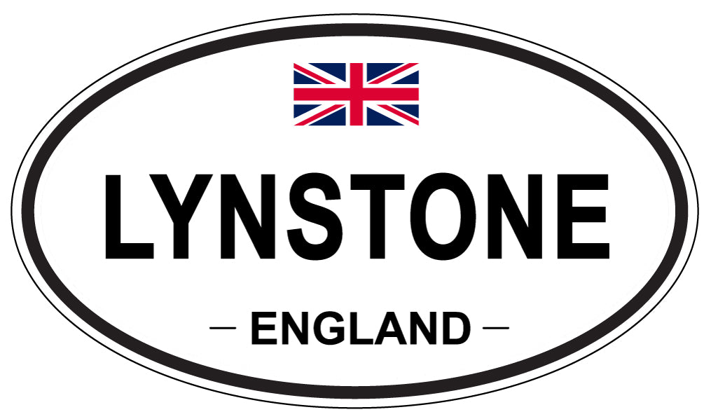 LYNSTONE, ENGLAND - Oval Sticker