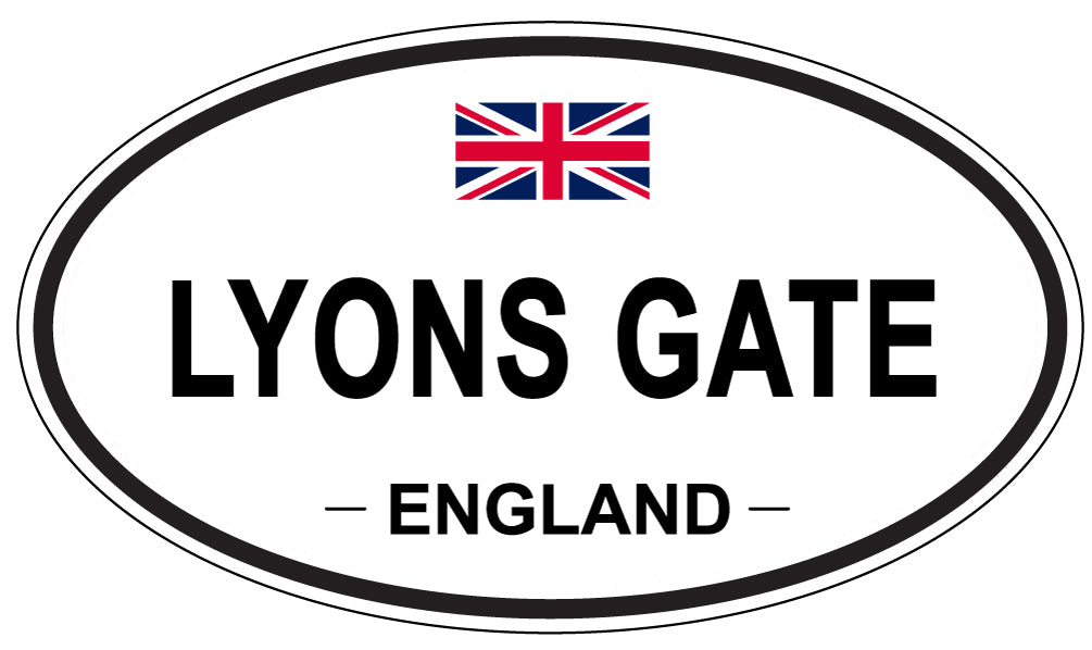 LYONS GATE, England - Oval Magnet