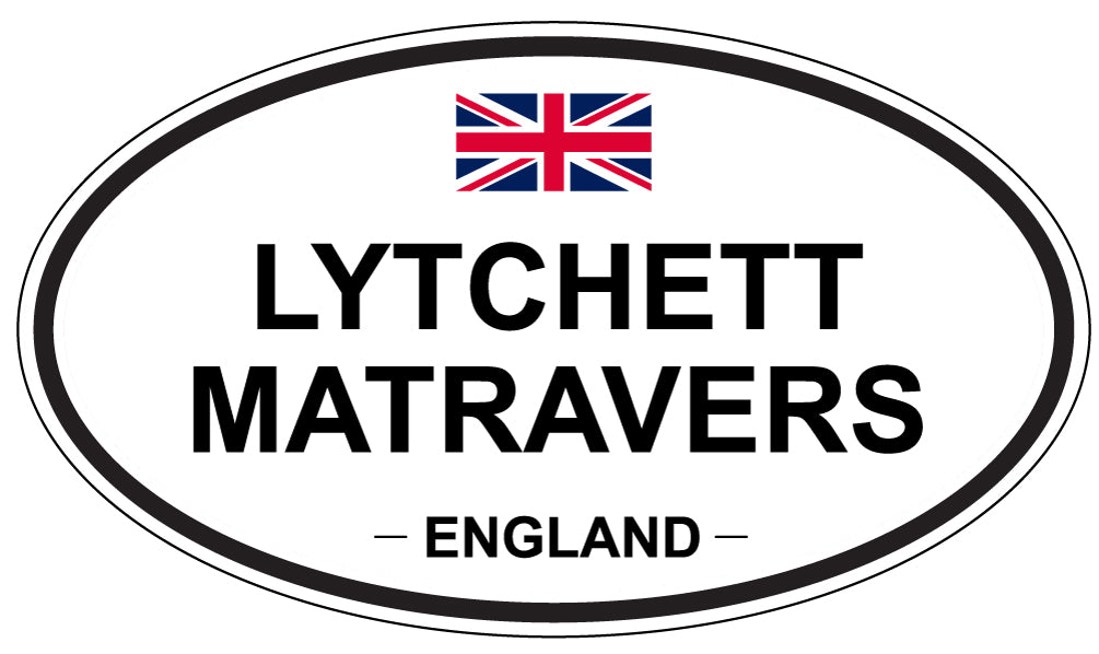 LYTCHETT MATRAVERS, ENGLAND - Oval Sticker