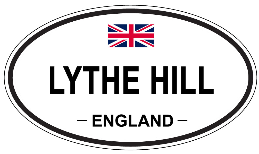LYTHE HILL, ENGLAND - Oval Sticker
