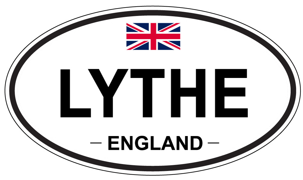 LYTHE, ENGLAND - Oval Sticker