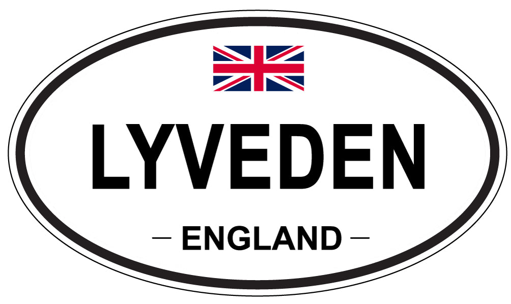 LYVEDEN, England - Oval Magnet