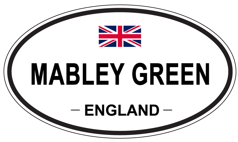 MABLEY GREEN, England - Oval Magnet