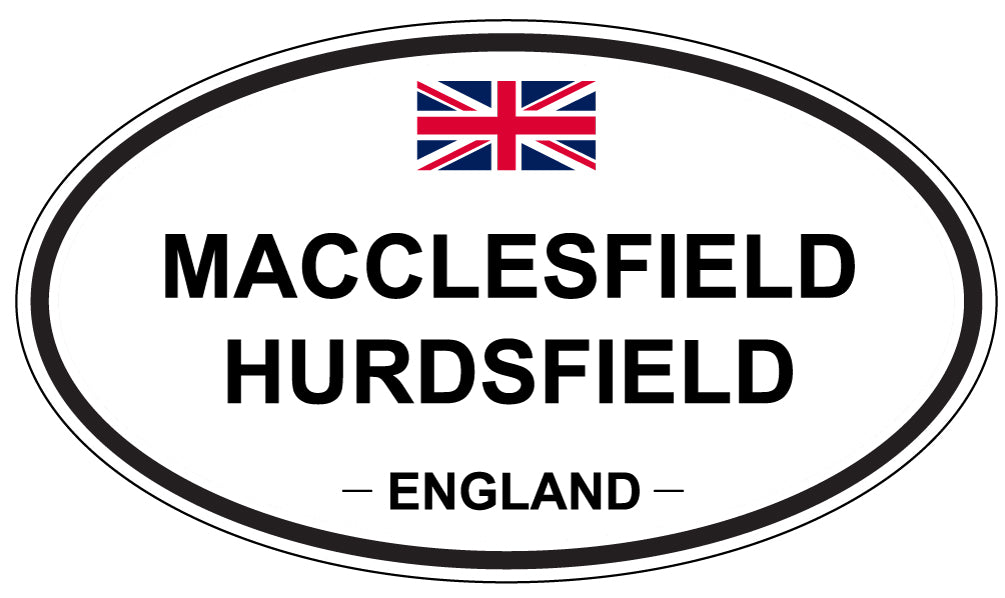 MACCLESFIELD HURDSFIELD, England - Oval Magnet