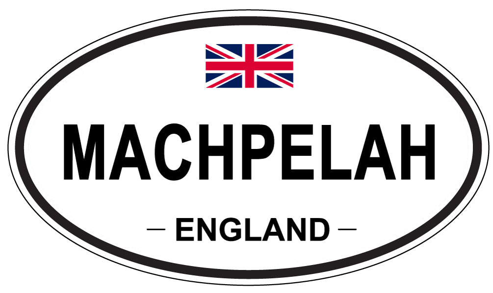 MACHPELAH, ENGLAND - Oval Sticker