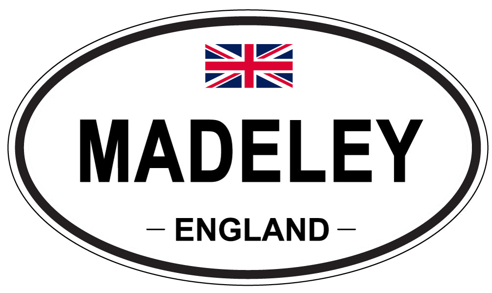 MADELEY, England - Oval Magnet