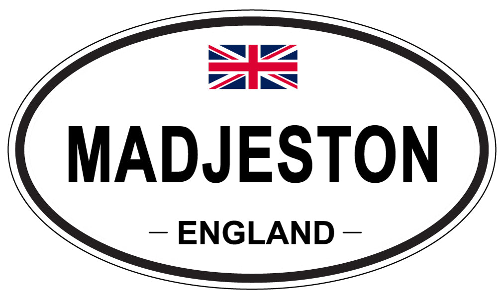 MADJESTON, England - Oval Magnet