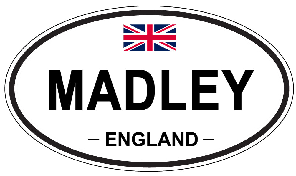 MADLEY, England - Oval Magnet