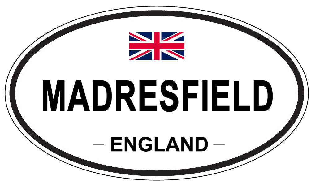 MADRESFIELD, England - Oval Magnet