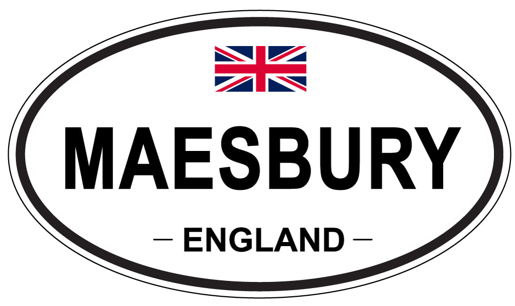 MAESBURY, England - Oval Magnet