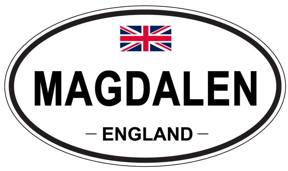 MAGDALEN, England - Oval Magnet