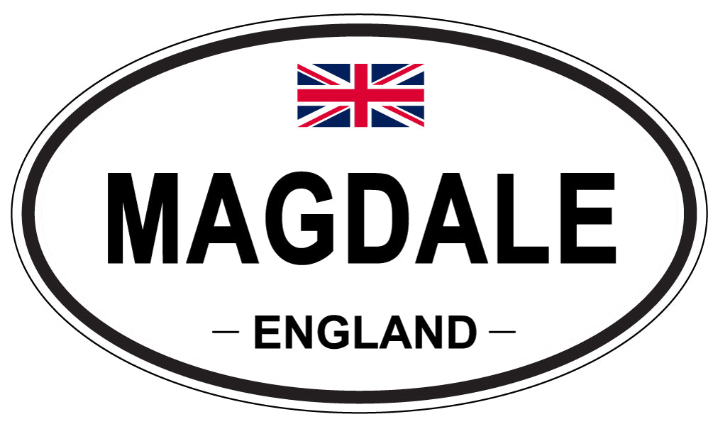 MAGDALE, England - Oval Magnet