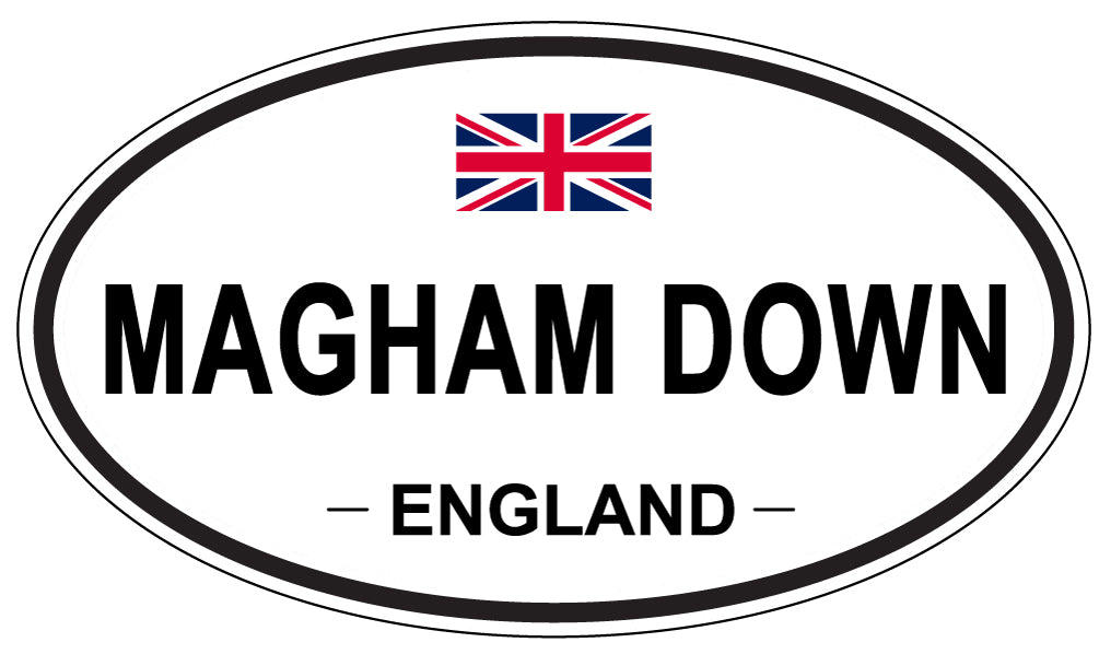 MAGHAM DOWN, England - Oval Magnet