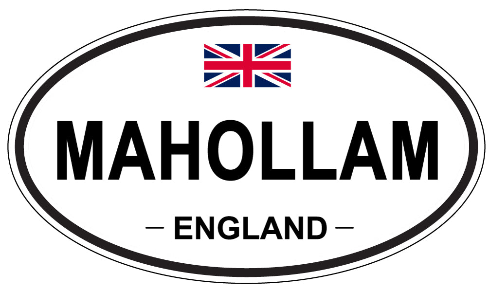MAHOLLAM, England - Oval Magnet