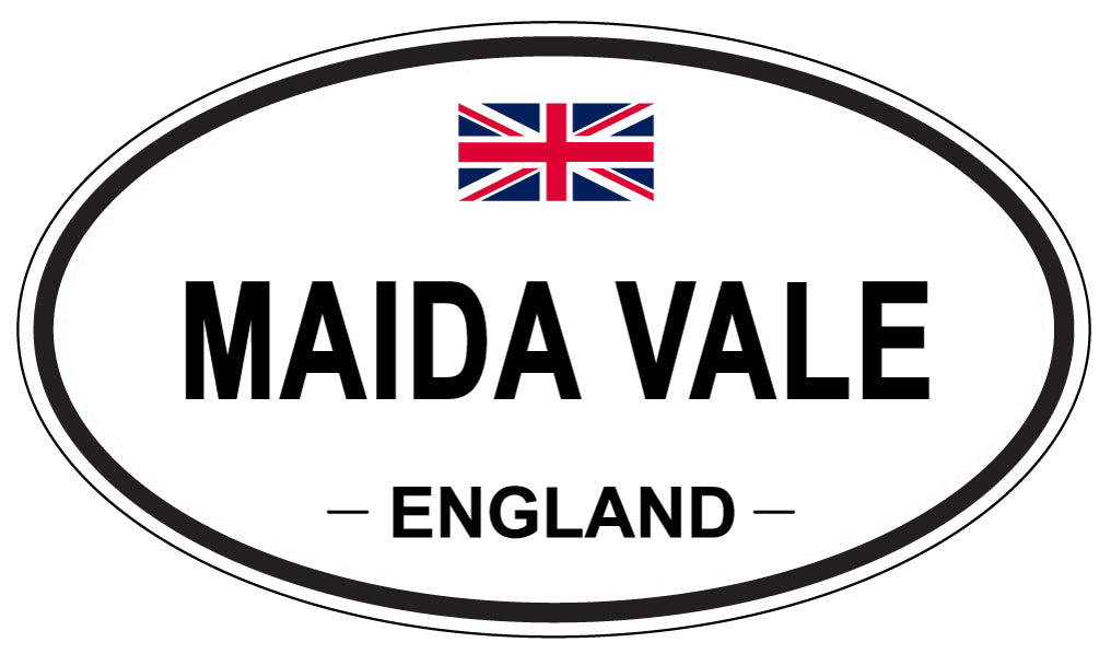 MAIDA VALE, ENGLAND - Oval Sticker