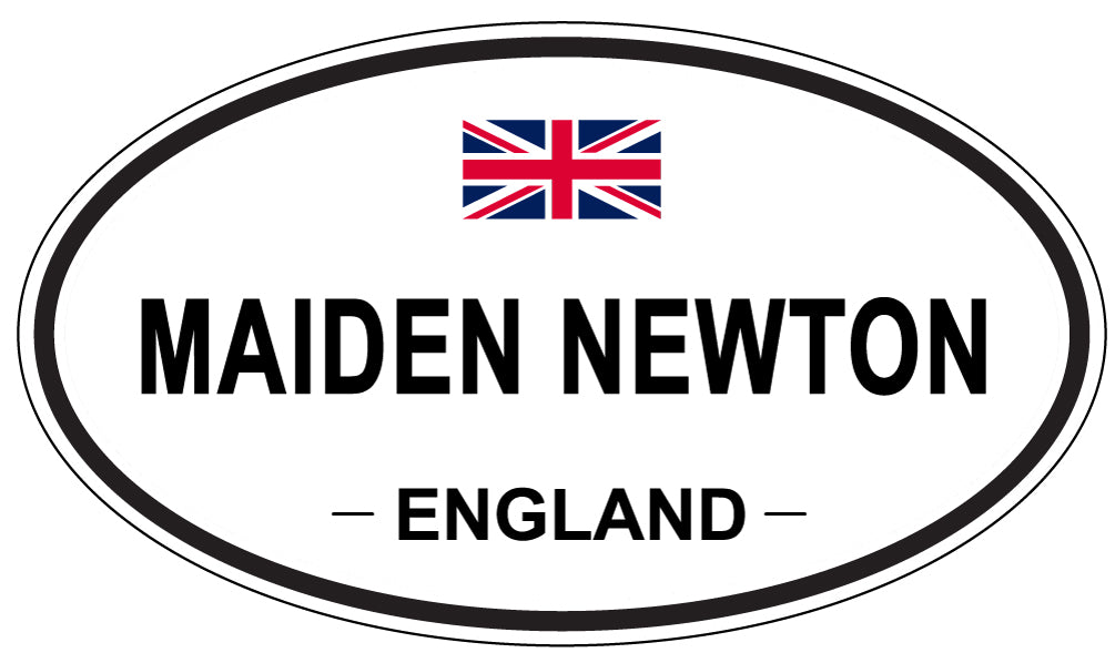 MAIDEN NEWTON, England - Oval Magnet