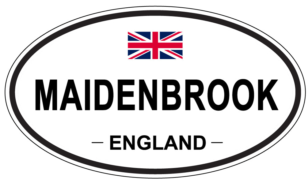MAIDENBROOK, England - Oval Magnet