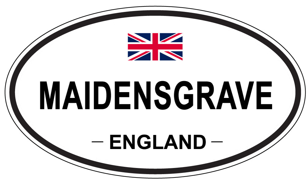 MAIDENSGRAVE, England - Oval Magnet
