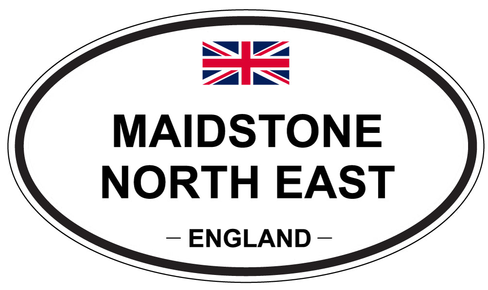 MAIDSTONE NORTH EAST, England - Oval Magnet