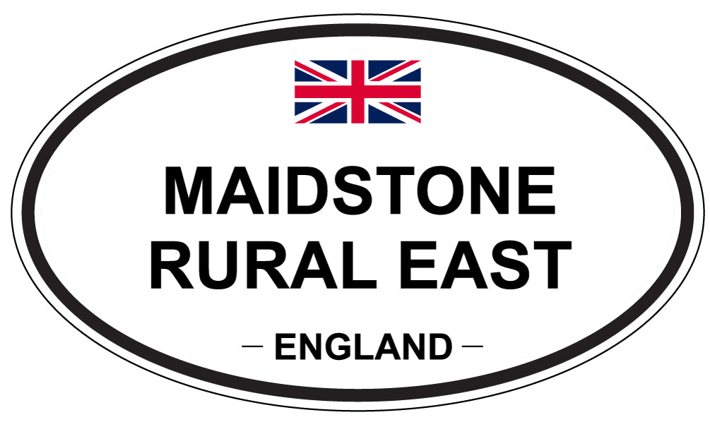 MAIDSTONE RURAL EAST, England - Oval Magnet