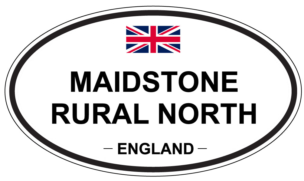 MAIDSTONE RURAL NORTH, England - Oval Magnet