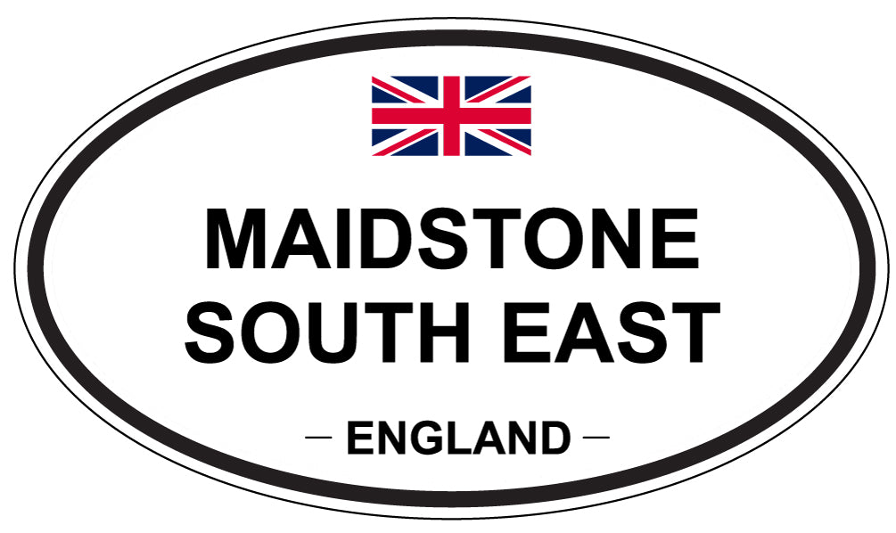 MAIDSTONE SOUTH EAST, England - Oval Magnet
