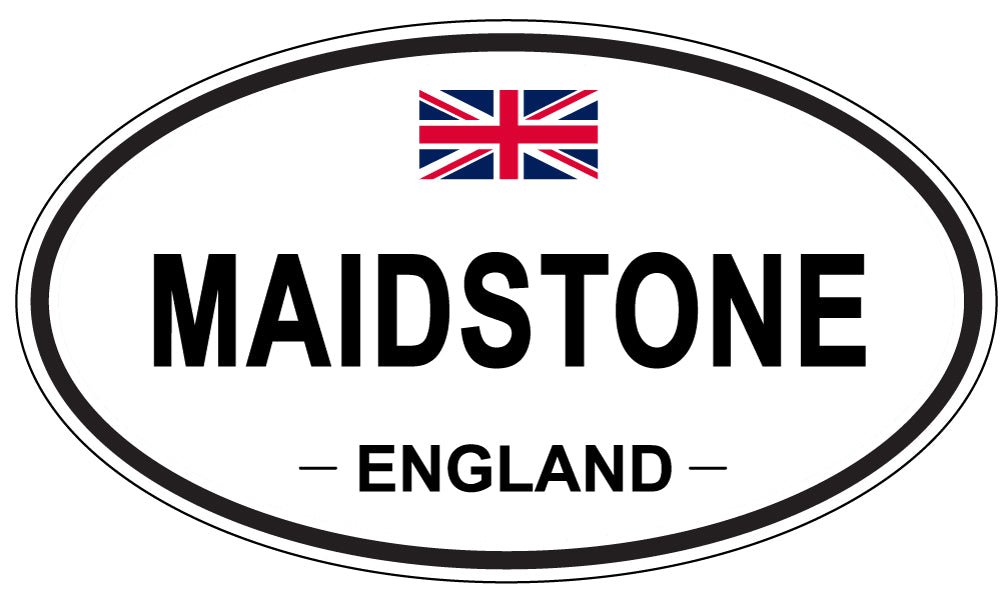 MAIDSTONE, England - Oval Magnet