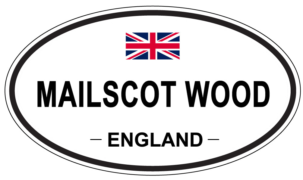 MAILSCOT WOOD, England - Oval Magnet