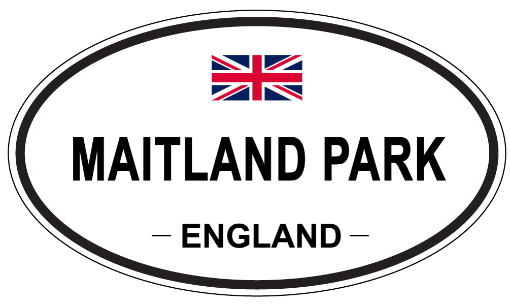 MAITLAND PARK, England - Oval Magnet