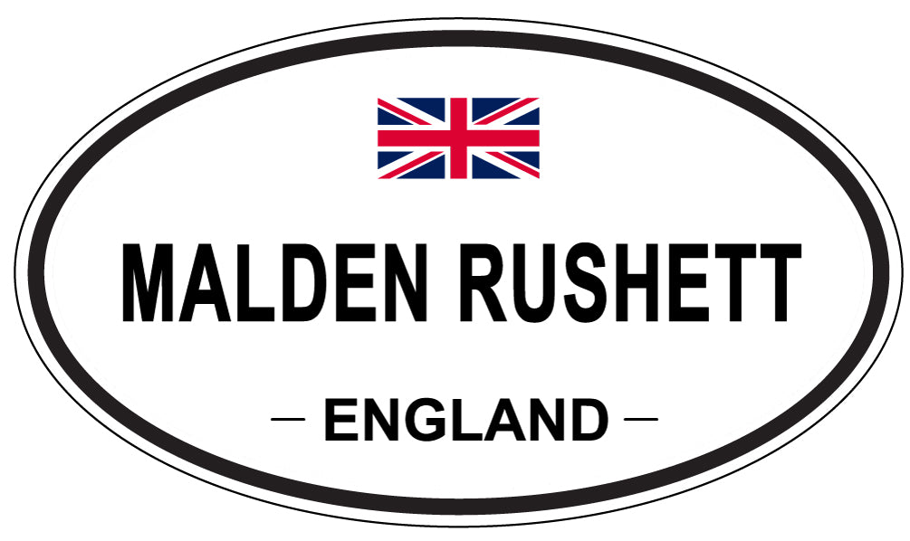 MALDEN RUSHETT, England - Oval Magnet