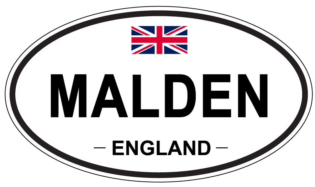 MALDEN, England - Oval Magnet