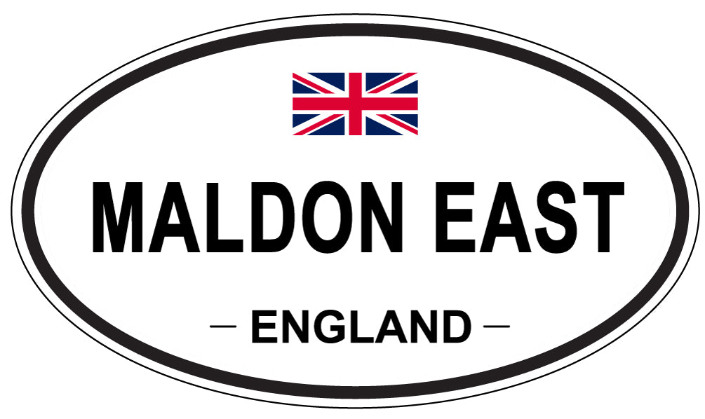MALDON EAST, England - Oval Magnet