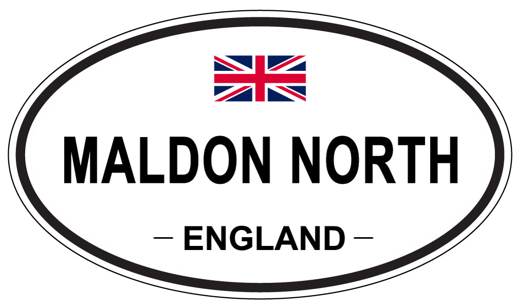 MALDON NORTH, England - Oval Magnet