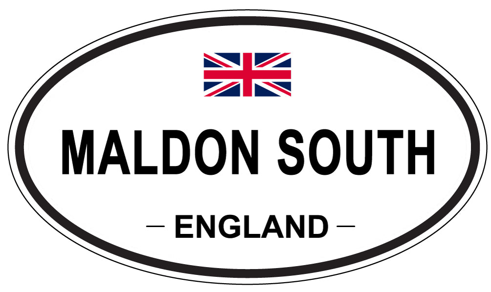 MALDON SOUTH, England - Oval Magnet