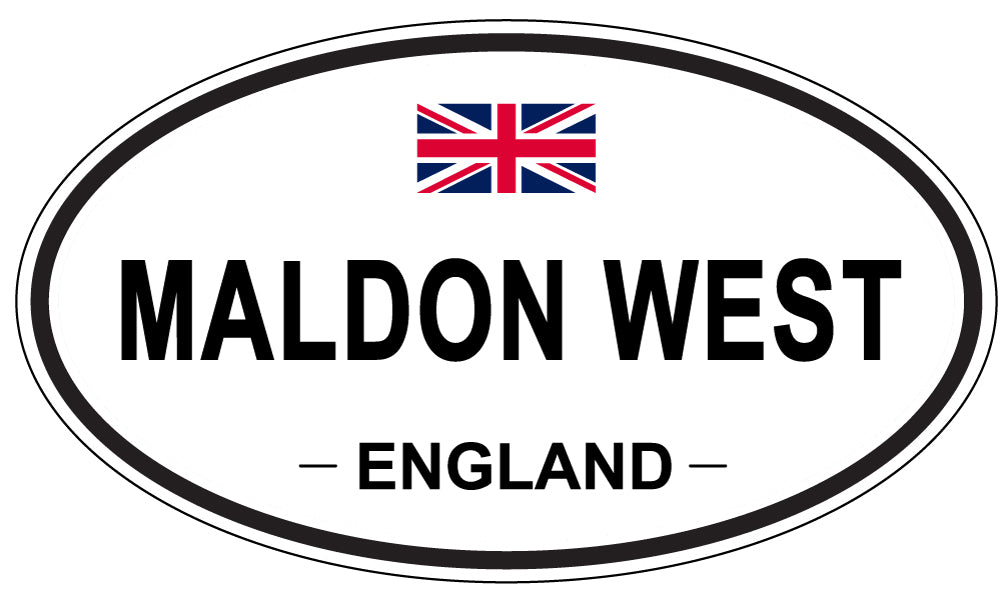 MALDON WEST, England - Oval Magnet