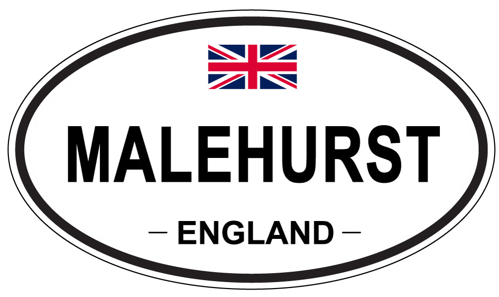 MALEHURST, England - Oval Magnet