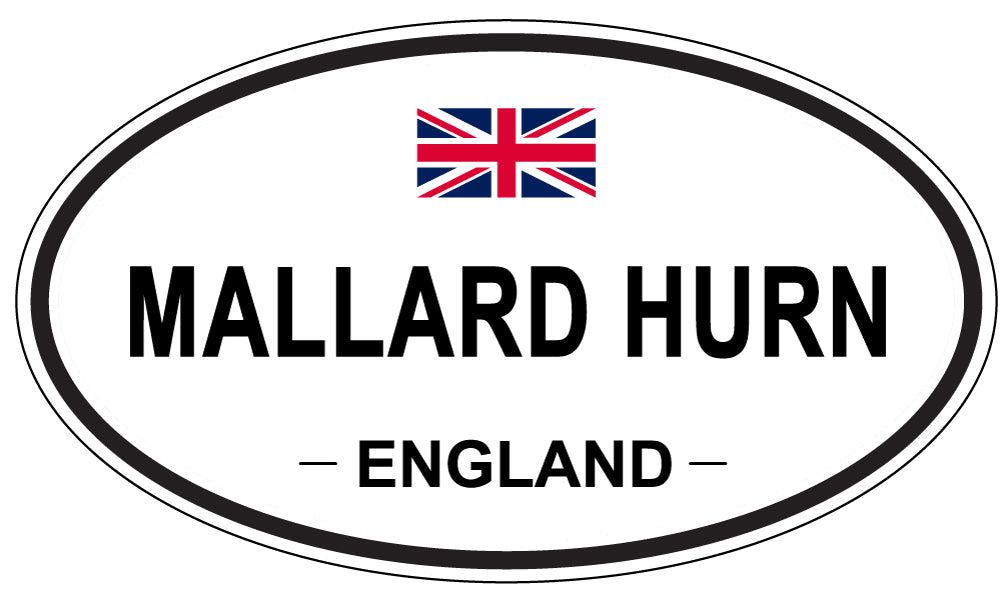 MALLARD HURN, England - Oval Magnet