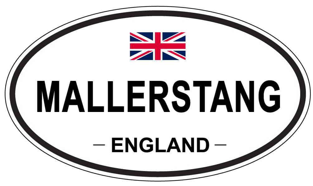 MALLERSTANG, ENGLAND - Oval Sticker