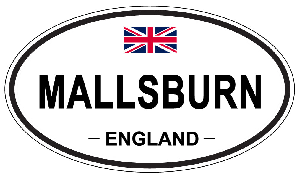 MALLSBURN, England - Oval Magnet