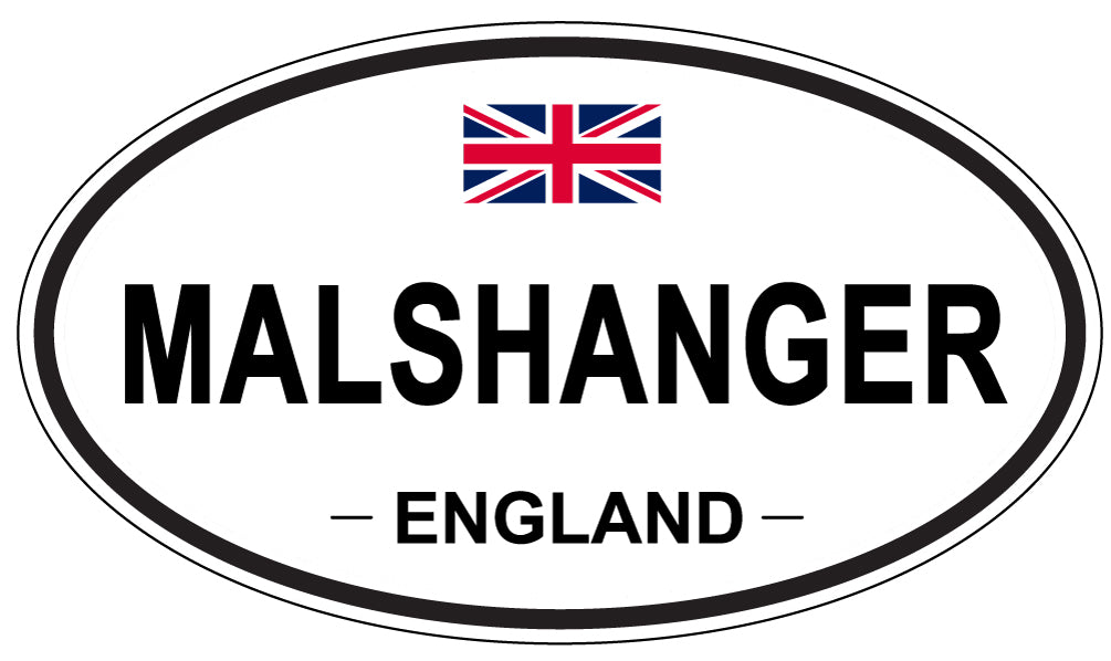 MALSHANGER, England - Oval Magnet